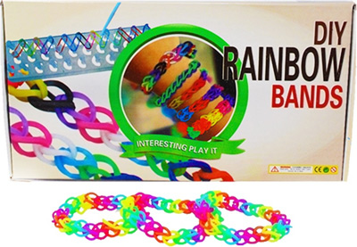 diy rainbow bands دستبند ساز رنگین کمانی