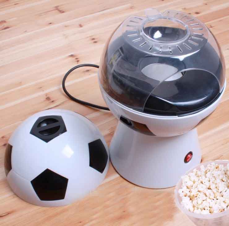 football popcorn maker
