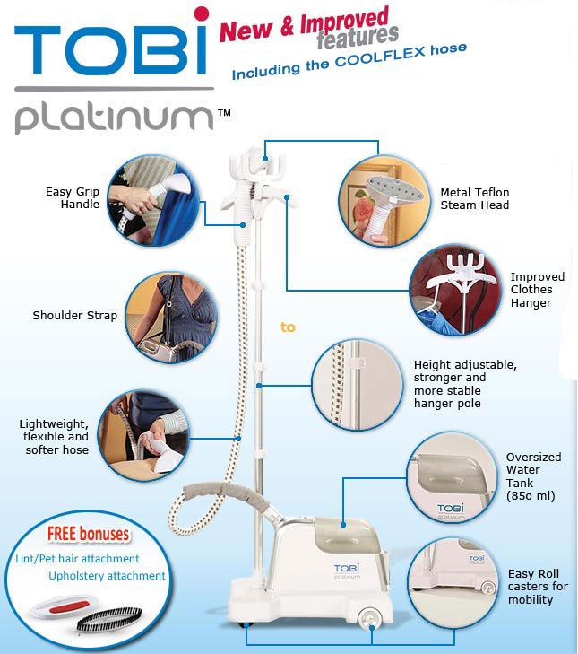 اتو بخار توبی پلاتینیوم Tobi Platinum