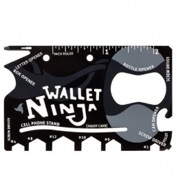کارت ابزار 18 کاره والت نینجا Wallet Ninja