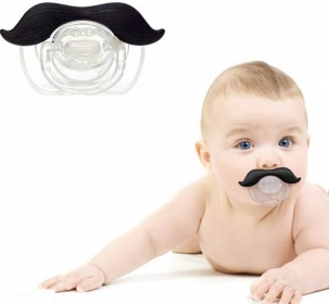 پستونک طرح سبیل نوزاد  Funny baby Pacifier